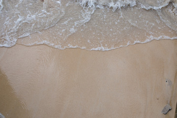 Wave on the beach.