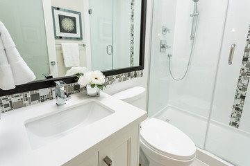 Modern bathroom, interior design