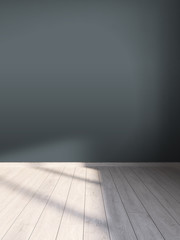 Modern bright interior . 3D render