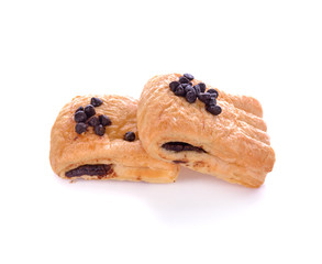 braed with chocolate