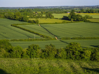 view hanbury ambridge worcestershire from st mary the virgin chu