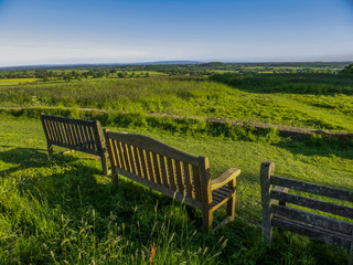 view hanbury ambridge worcestershire from st mary the virgin chu