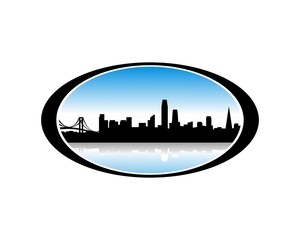 Fototapeta premium luxury skyline