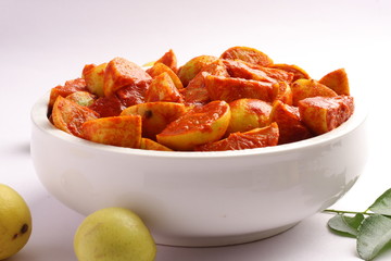 Famous Indian lime pickle