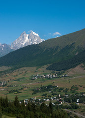 Fototapeta na wymiar Georgia mountain landscape