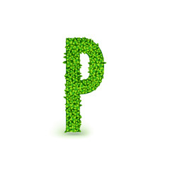 Green Leaves font P.