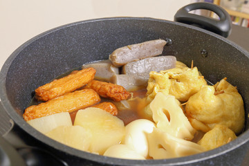 Japanese traditional food Oden