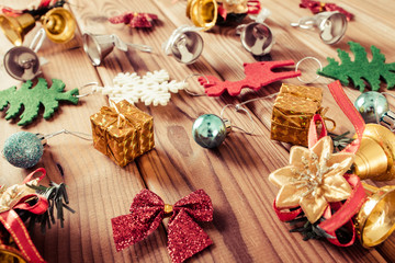 クリスマス ギフトイメージ フラットレイアウト