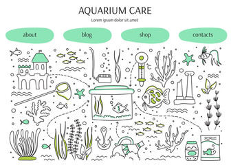 Aquarium care elements