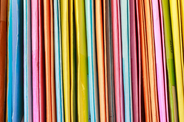 colorful files