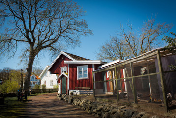 Fototapeta na wymiar Göteborg fishing village, Sweden , 