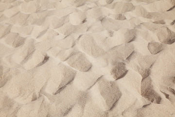 Sand pattern on the beach.