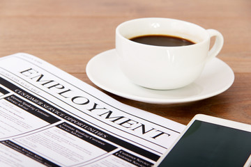 Searching for a new job or employment