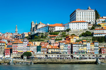 Old Porto cityscape skyline and Douro River in Porto, Portugal