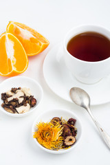 herbal tea and spices