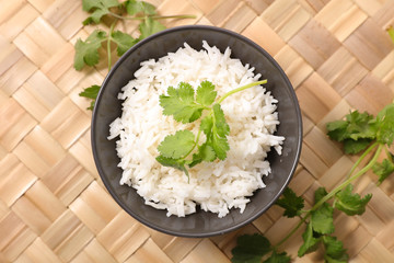 rice and coriander