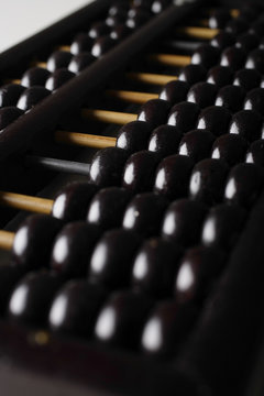 Close up of abacus.
