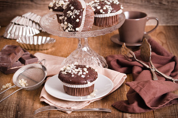 Chocolate muffin.