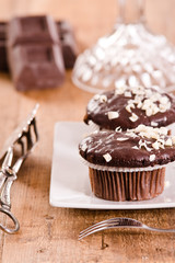 Chocolate muffin.