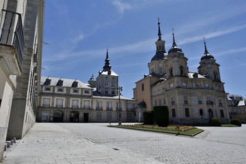 Fototapeta na wymiar Palacio Real de La Granja de San Ildefonso, Real Sitio de La Granja,Segovia,España