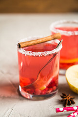 Morse red currant with cinnamon and lemon