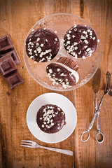 Chocolate muffin.