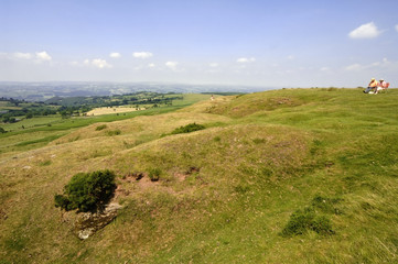 Naklejka premium black mountains brecon beacons national park wales uk