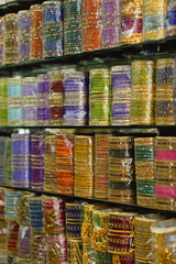 Bangles in a shop