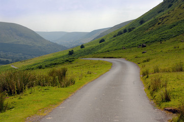 Fototapeta na wymiar black mountains brecon beacons national park wales uk