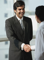 Businessmen shaking hands