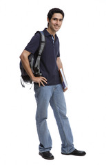 Fototapeta premium College student, looking at camera
