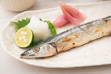 さんまの塩焼き