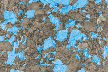 Abstract blue and gray embossed background, texture