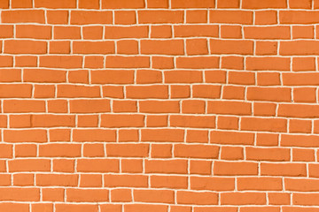 Red brick wall, background, texture