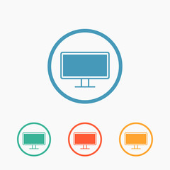 Computer monitor icon