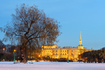 Obraz premium St Petersburg in winter