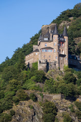Fototapeta na wymiar Ancient castle Katz, Germany,