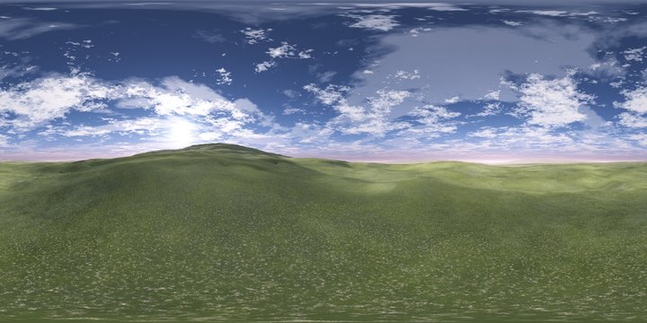 environment map ,HDRI High resolution map. Round panorama, spherical panorama, equidistant projection, land under heaven
