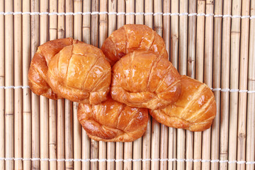 Home made ,Crispy fresh margarine croissant.