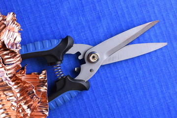 Snip Cutter and Copper Scrap