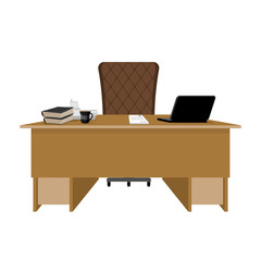 Boss table. Business office. leader supervisor. Director desktop