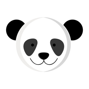 panda cartoon animal icon image vector illustration design 