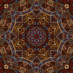 seamless ethnic geometric pattern