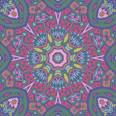 abstract ethnic indian seamless pattern tribal