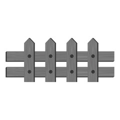 Fototapeta premium wooden fence icon image vector illustration design 
