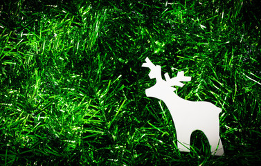 Christmas with reindeer