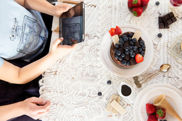 Table Set for Dessert