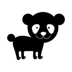 panda animal cartoon icon image vector illustration design 