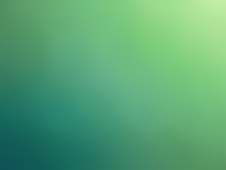 Abstract gradient green teal colored blurred background