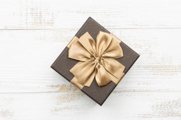 Christmas present in the wood